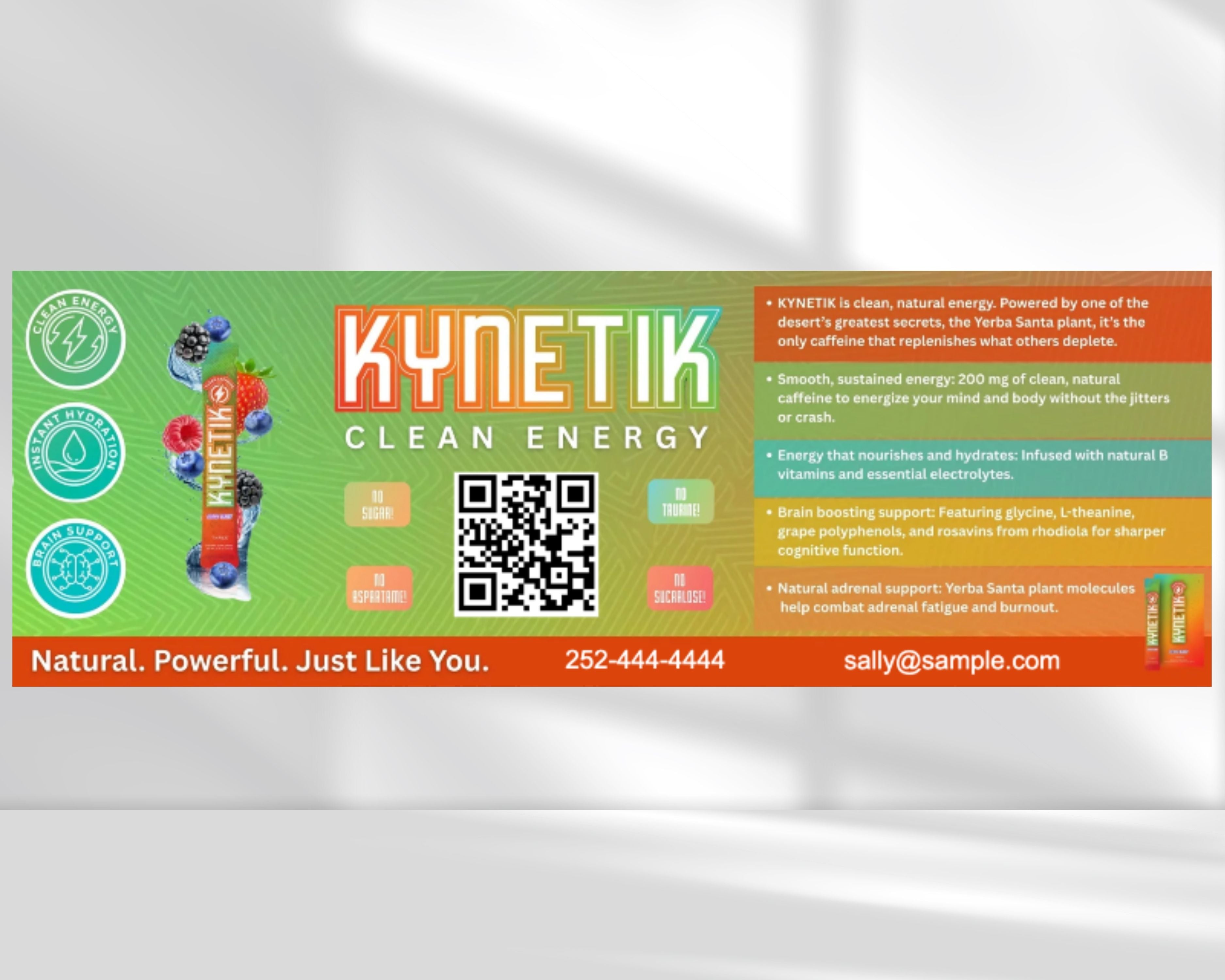 72 x 24 inch Kynetik 2 Banner