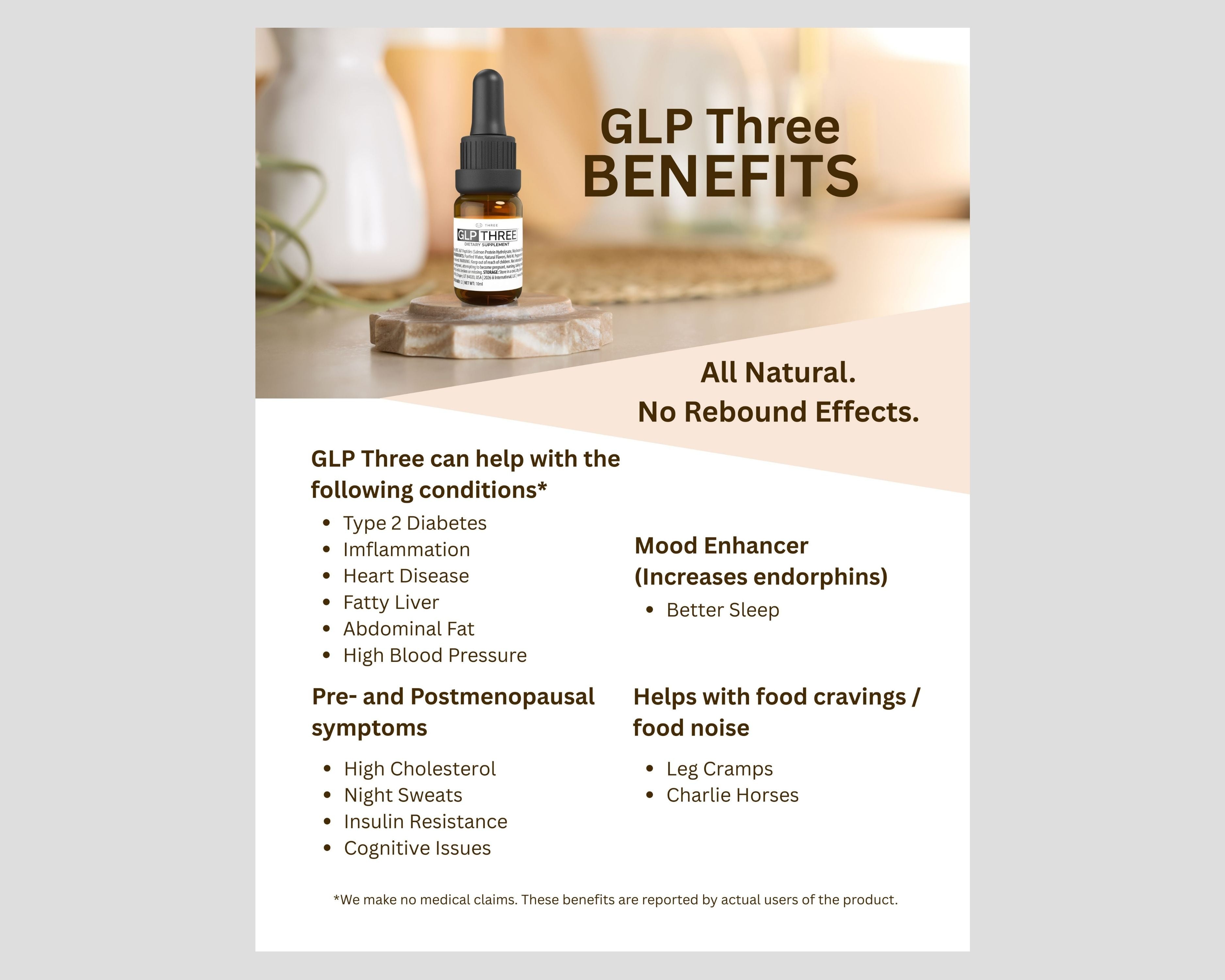 8.5 x 11 inch Enrollment Form with GLP Benefits